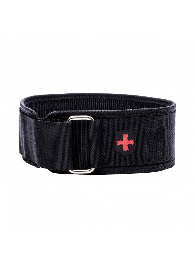 Harbinger Harbinger 4-Inch Nylon Weightlifting Belt, Small,Black - Image 2