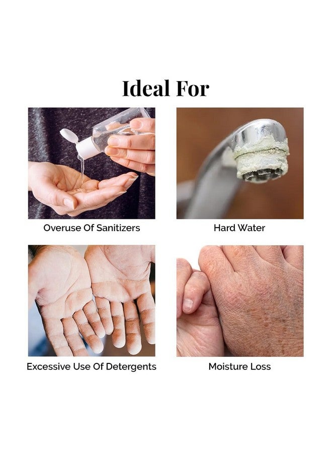 LuxaDerme Hand & Nail Rescue Cream - Nourishes, Brightens, And Firms Dry Hands, 10% Shea Butter, 2% Niacinamide & Astaxanthin, Korean Skincare - 50Ml  - Image 3
