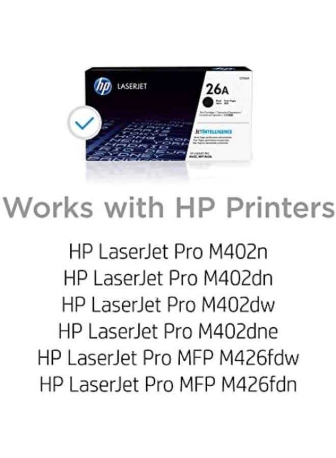 HP خرطوشة حبر 26A لطابعة ليزر جيت أسود - Image 5