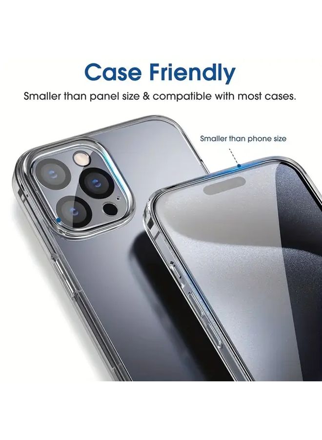 5 Pack 9H Tempered Glass Screen Protector Full Coverage Easy Install Anti Fingerprint For iPhone 13 Pro Max - Image 5