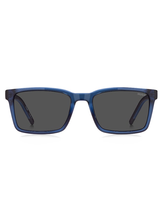 HUGO HG 1392/S Sunglasses Blue Rectangular - Image 3