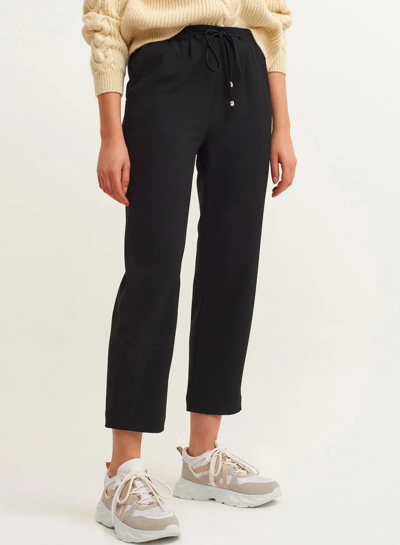 OXXO Drawstring Pleated Pants
