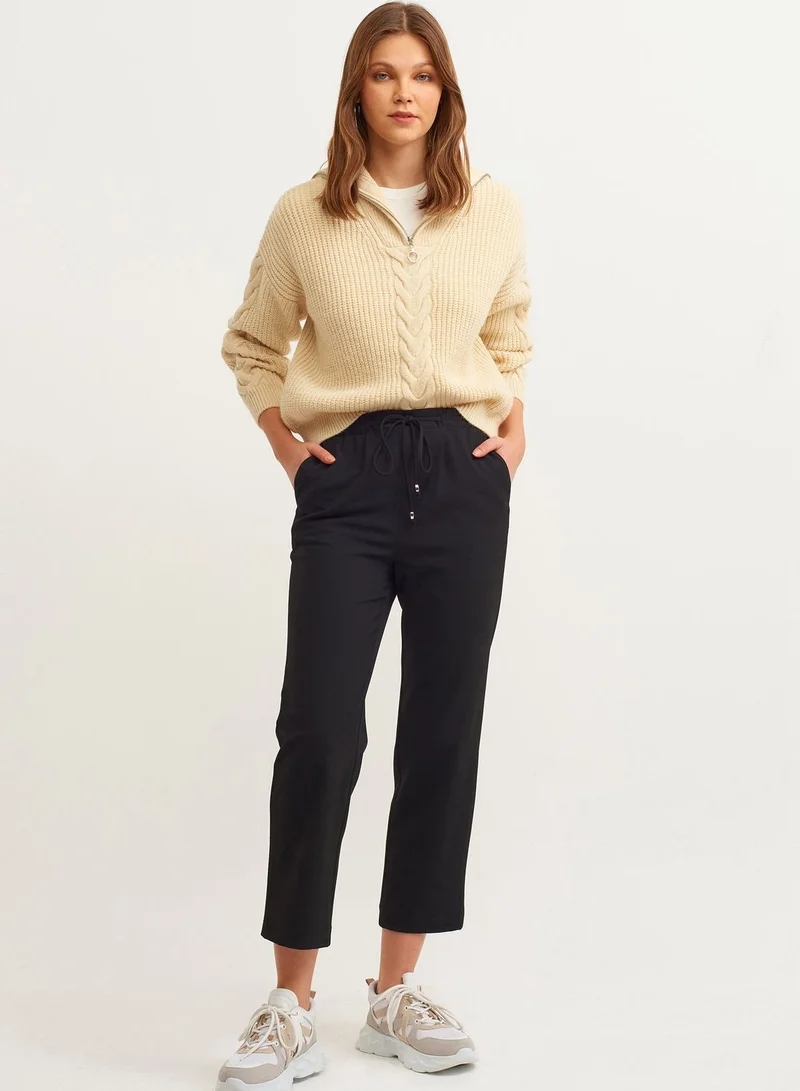 OXXO Drawstring Pleated Pants