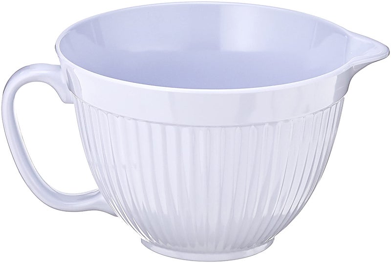 Norpro Norpro Melamine Grip-EZ Mixing Bowl, 3-Quart, White  - Image 2