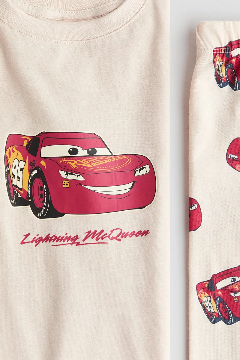 H&M Printed cotton jersey pyjamas