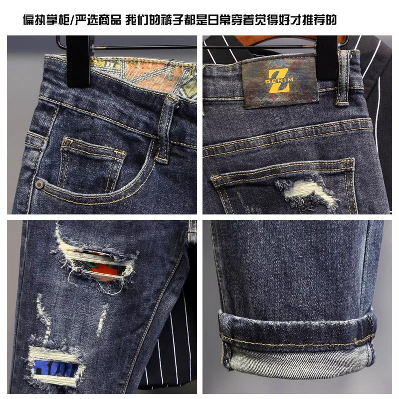 Unisex Classic Denim Jeans Loose Fit Daily Outdoor Wear - Image 3