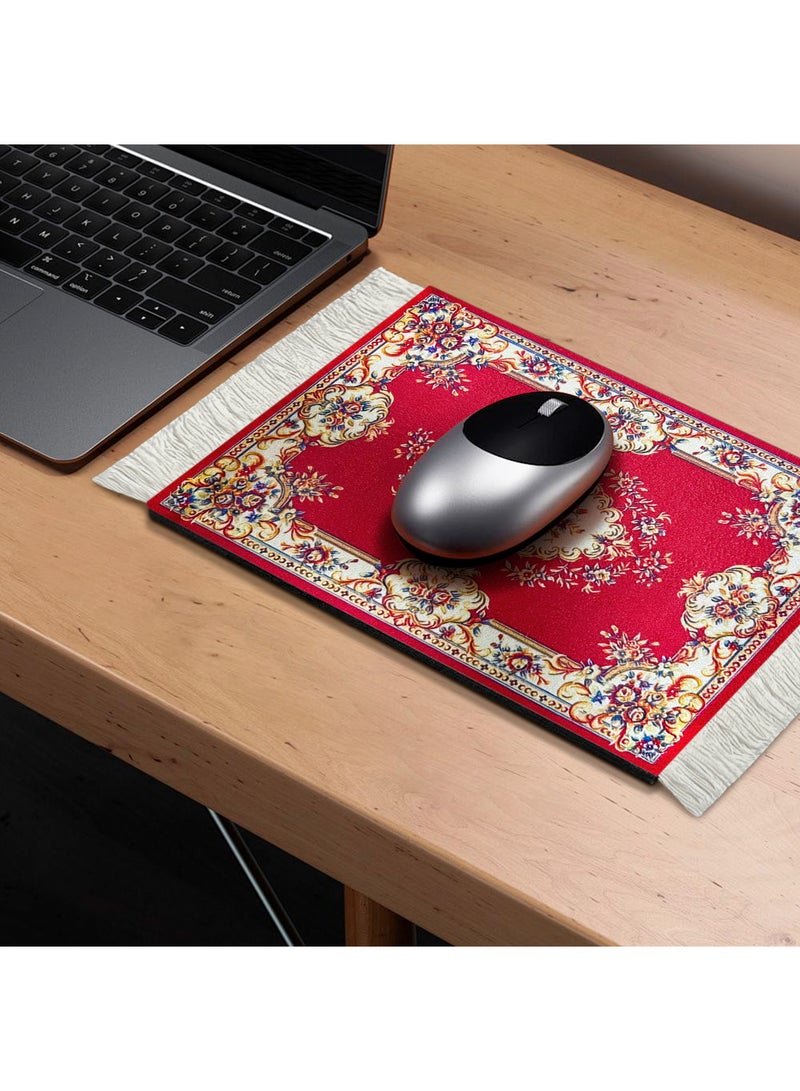 Captaintech 1pcs Coffee Mat Coffee Cup Mat Coffee Mug Mat Table Mat Mouse Pad Paitianle Mouse Pads for Wireless Mouse Oriental Carpet Mouse Mat Computer Mousepad for Table Decor - Image 5