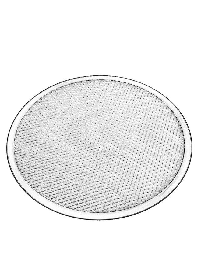 Tosnail 2 Pack 12 Inches Seamless Aluminum Pizza Screen Pizza Pan with Holes Pizza Mesh - Image 3