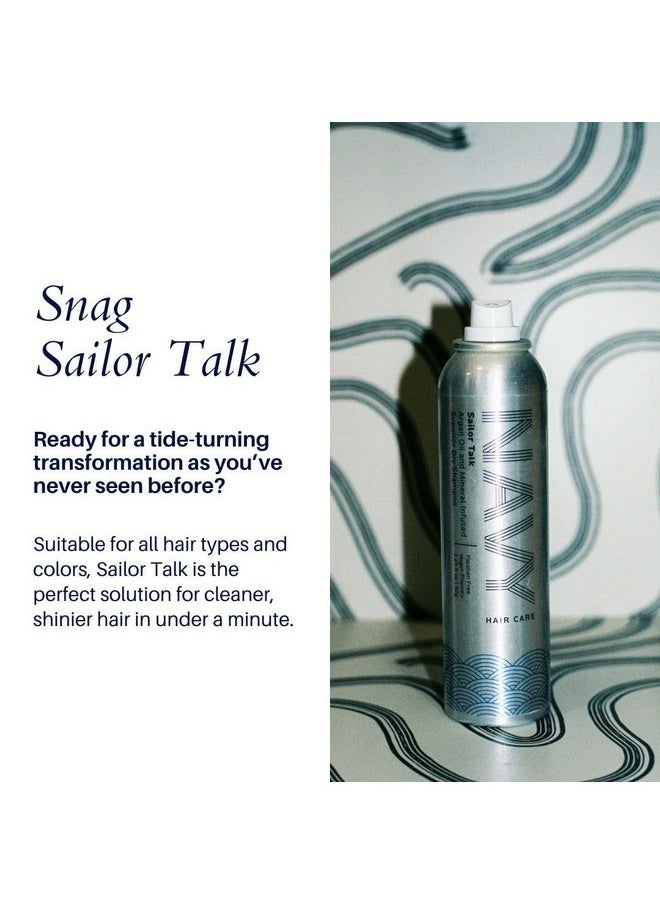 NAVY HAIR CARE Navy Haircare Sailor Talk Argan Oil and Mineral Infused Superior Dry Shampoo 7 oz  - Image 3