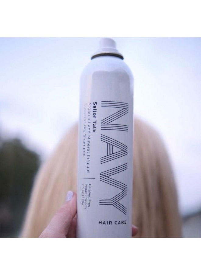 NAVY HAIR CARE Navy Haircare Sailor Talk Argan Oil and Mineral Infused Superior Dry Shampoo 7 oz  - Image 4