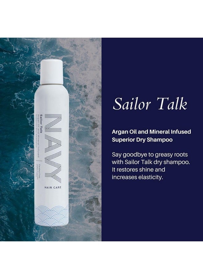 NAVY HAIR CARE Navy Haircare Sailor Talk Argan Oil and Mineral Infused Superior Dry Shampoo 7 oz  - Image 2