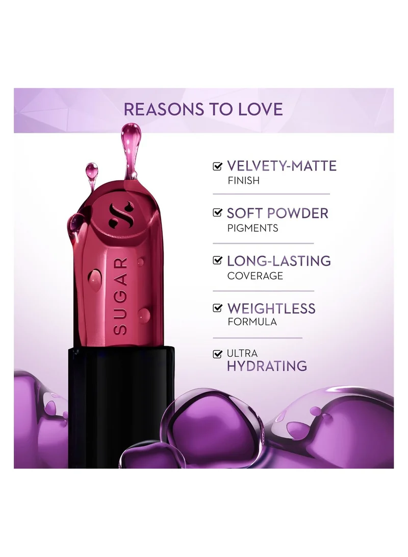 SUGAR Cosmetics SUGAR Cosmetics Glide Peptide Serum Lipstick - 07 Tuscany Truffle | Velvet Matte Finish | Long Lasting & Pigmented