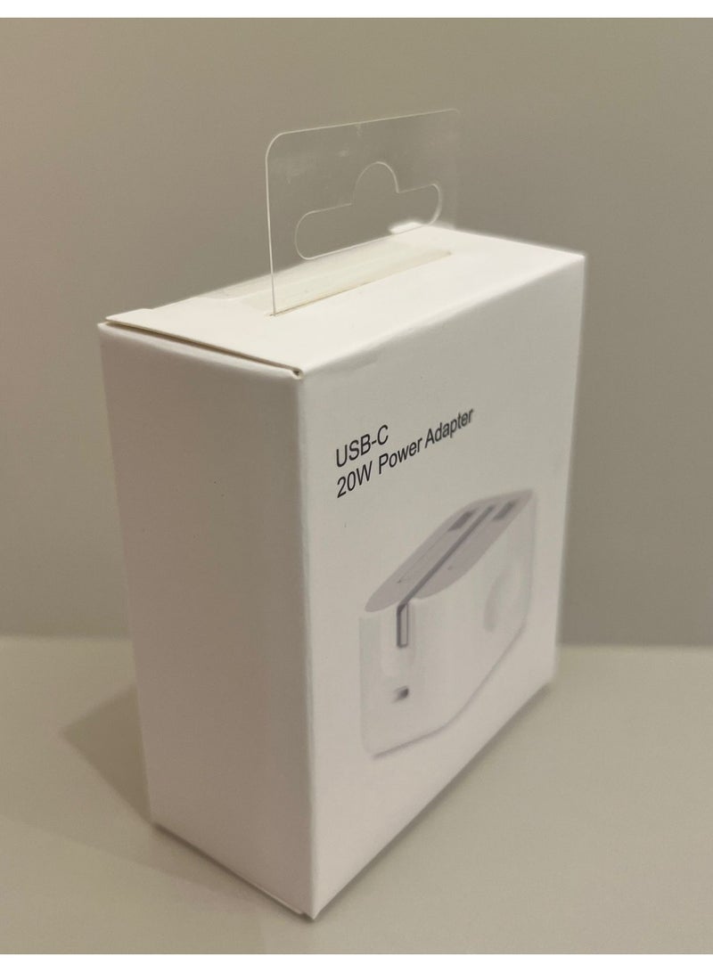 ICS 20W White Power Adapter with a 3-Prong Plug and USB-C Port - Image 3