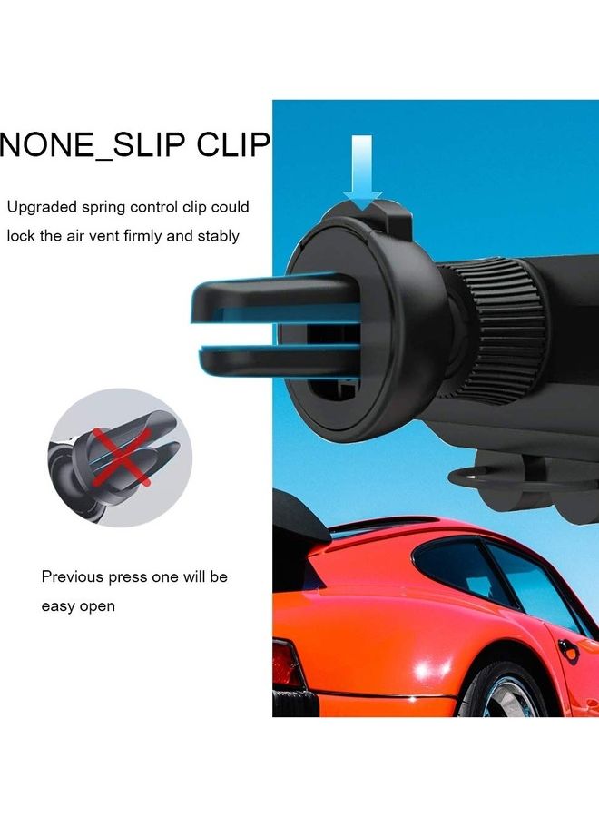 MARGOUN 360 Degree Rotatable Gravity Phone Holder For Mobile Phones With Widths From 67 To 86mm Model F1908 Black - Image 5