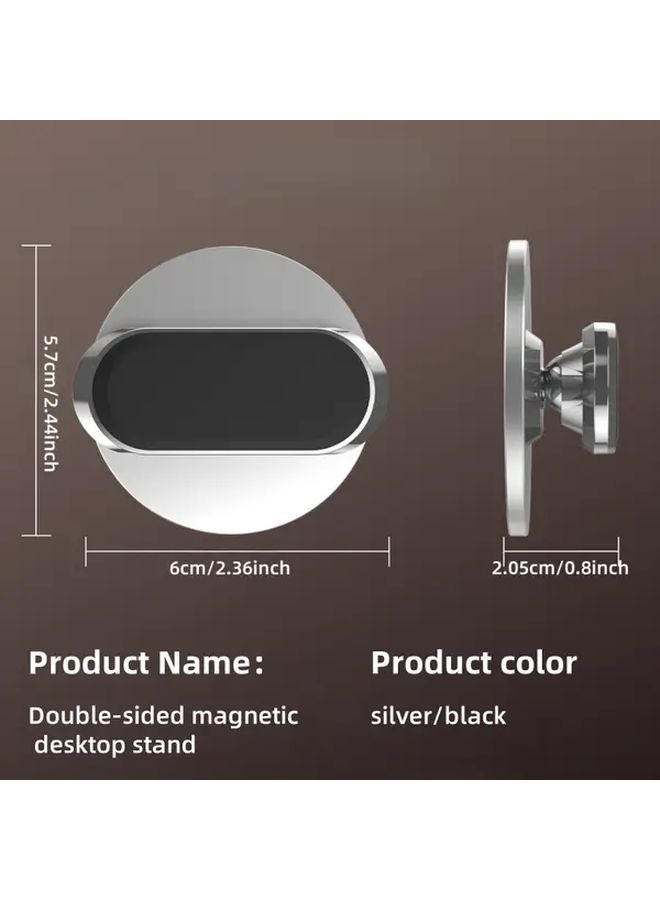 Black Magnetic Phone Holder Adjustable Arm For Gym Golf Sturdy Metal - Image 3