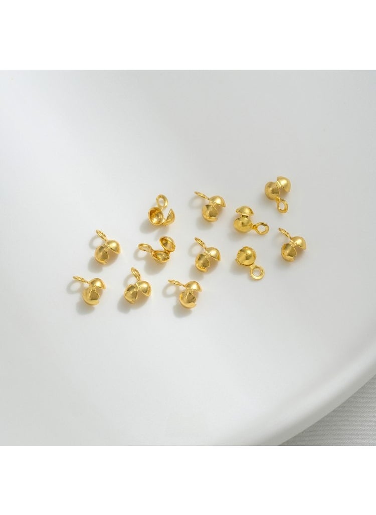 Generic - 14K Gold-Plated Clasps DIY Jewelry C 18K gold 6x 3mm [10]] - Image 1