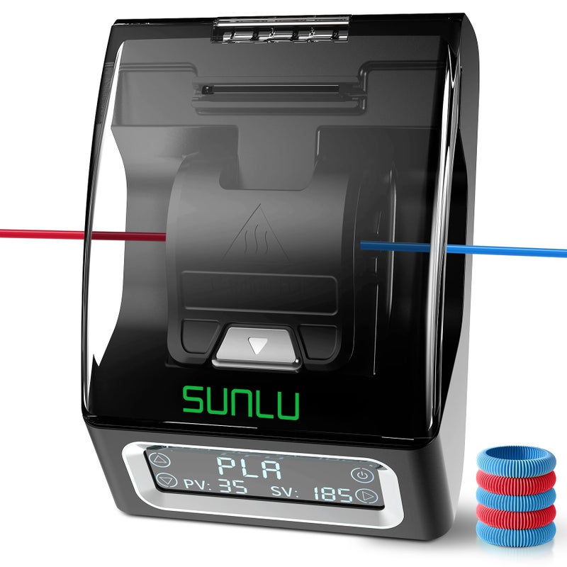 SUNLU Official Filament Connector, Fast Heating Filament Splicer for 3D Printer Filament 1.75mm, Up to 240Â°C, Compatible with PLA PETG TPU ABS PA Nylon, Easy to Use, Pack with 200PCS PTFE Sleeve - Image 1