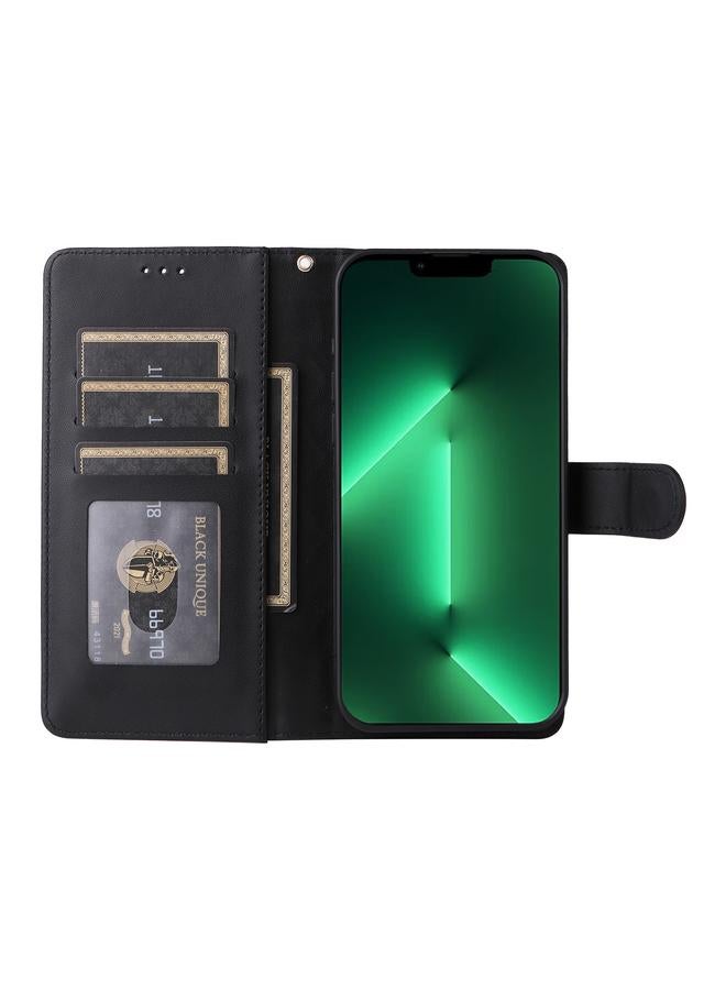 S-TOP Case For iPhone 13 Pro Diamond Lattice Leather Flip Phone Case - Image 4