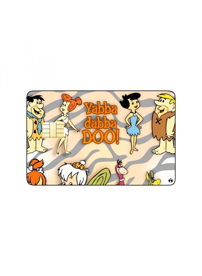 RKN PRINTED BANK CARD STICKER Animation The Flintstones By Cartoon Network - Image 2