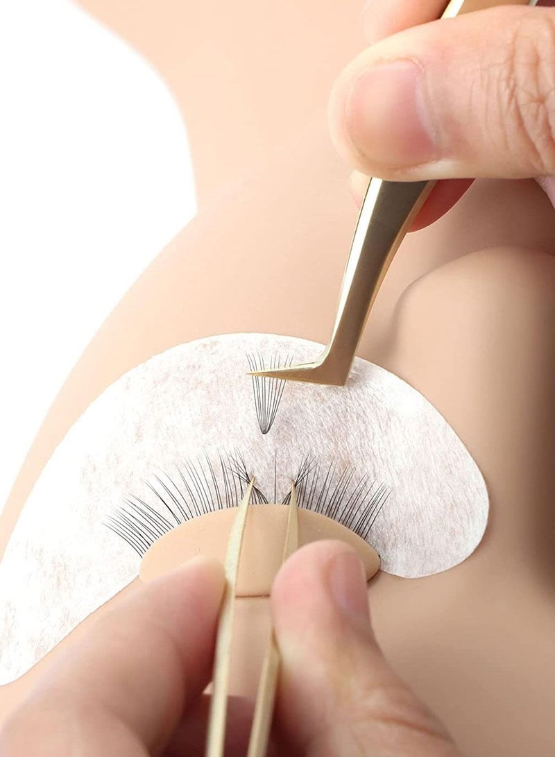 IOLITE Eyelash Extension Tweezers for Lash Extensions Stainless Steel Lash Tweezers for Eyelash Extensions Isolation Volume Lash tweezers - Image 2