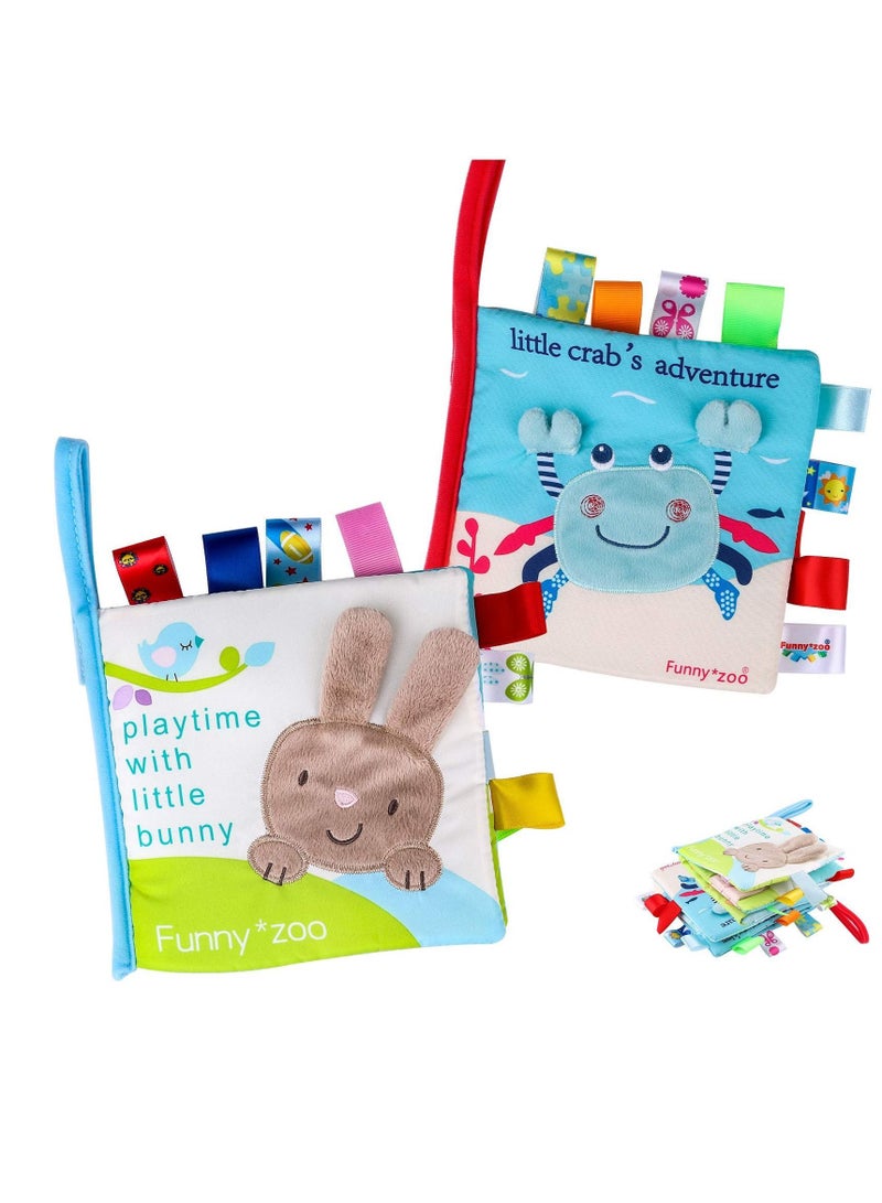 NIBEMINENT Baby Soft Book Cloth Book, Books Touch and Feel for 0-12 Months Toys, Infants Kids - Image 1