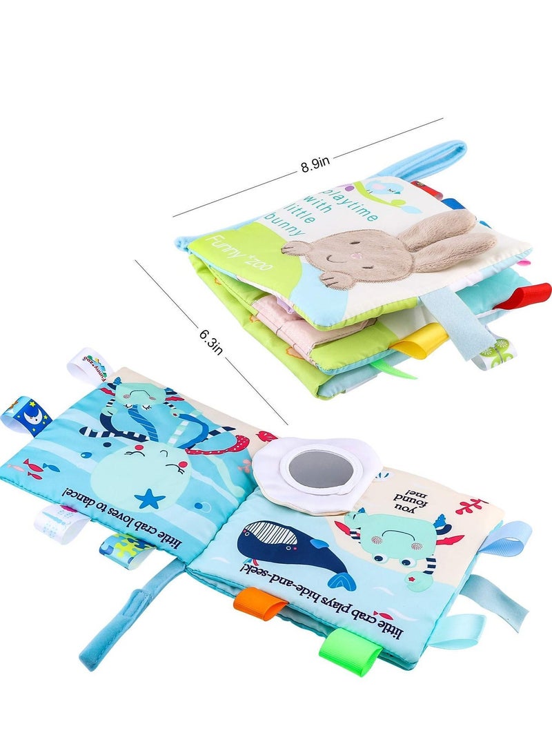 NIBEMINENT Baby Soft Book Cloth Book, Books Touch and Feel for 0-12 Months Toys, Infants Kids - Image 5