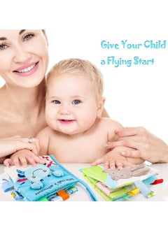 NIBEMINENT Baby Soft Book Cloth Book, Books Touch and Feel for 0-12 Months Toys, Infants Kids  - Image 2