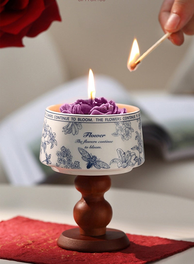 جيوان شمع الصويا شموع عطرية هدية مجموعة مع الزيوت الأساسية - الهدايا للتخفيف من الإجهاد للاسترخاء للنساء، الأم، الزوجة - عيد ميلاد، العطلة، سبا وحمام هدية (اللافندر) - Image 2