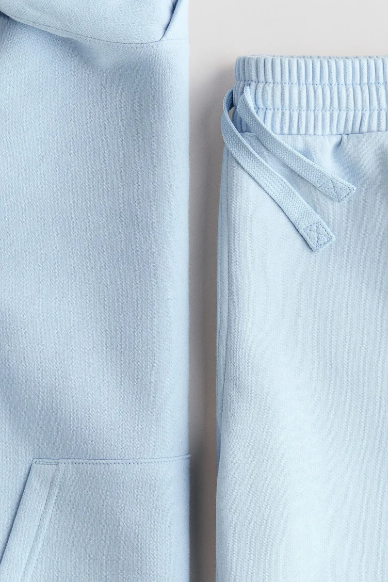 H&M 2-piece hoodie and sweatshorts set