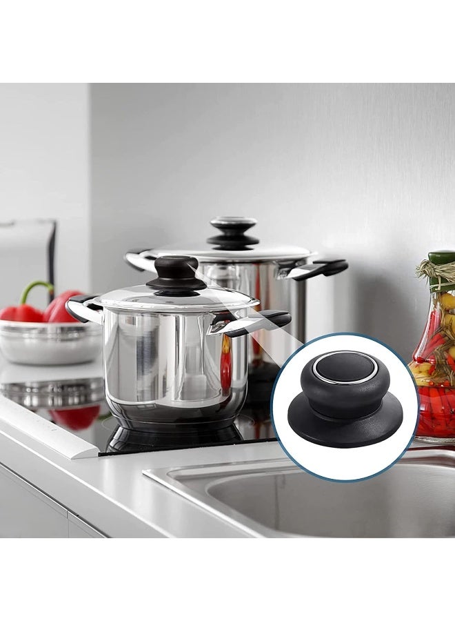4Pcs Universal Pot Lid Top Replacement Knob, Silicone Glass Saucepan Casserole Kettle Cover Knobs, Kitchen Cookware Universal Replacement Pan Lid Holding Handle  - Image 4