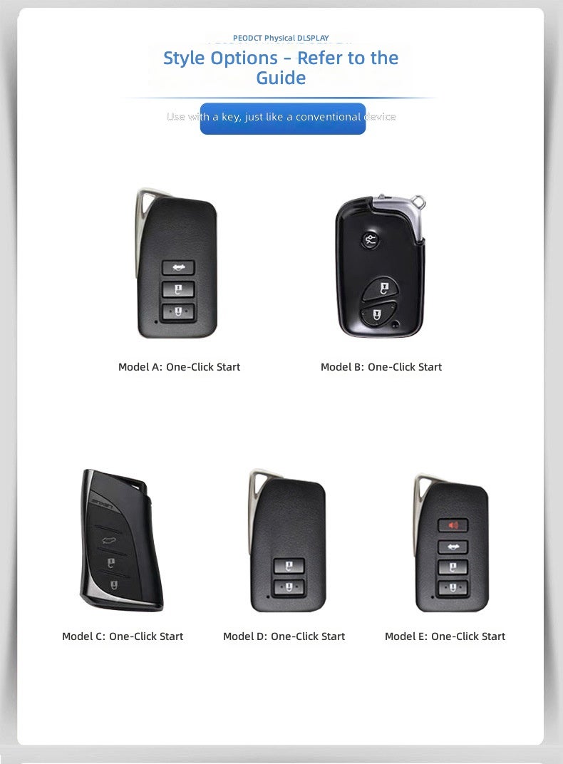 ليكساس غطاء مفاتيح فاخر من الجلد لسيارات لكزس ES200، NX300، UX260ct، ES300h، RX300 - Image 3