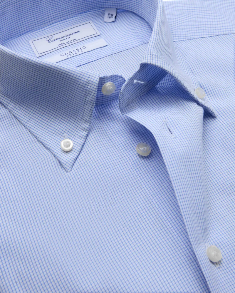 كاميتشسما Checkered Poplin Shirt