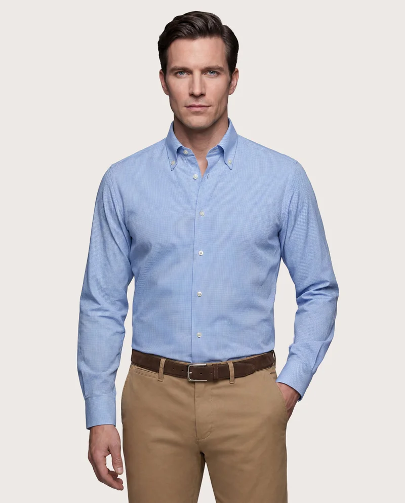كاميتشسما Checkered Poplin Shirt