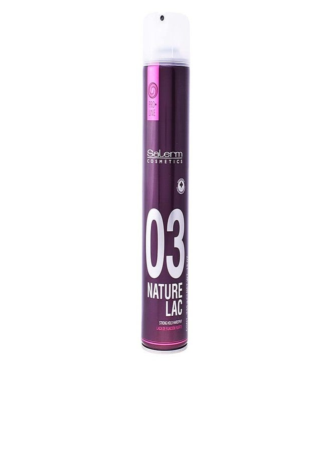 مثبت الشعر SALERM Pro Line 03 Nature Lac ذو التثبيت القوي، 21.98 أونصة/650 مل