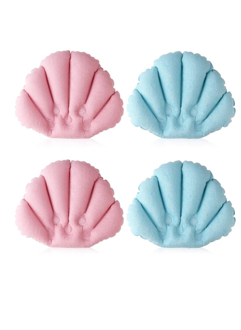 sansheng Inflatable Bath Pillow,Bath Pillows for Tub (10x12inch) Bathtub Pillow Headrest Terry Cloth with Suction Cups Inflated Neck Support for Bathtub（Pink and Blue） 2 Pack - pzsku/ZE6FE386DBF52B4B26C67Z/45/_/1734334448/0612f037-c511-4e6e-aed9-6ecdafcf1120