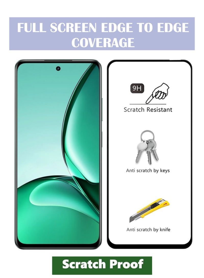 Realme C63 5G - Tempered Glass Screen Protector – High Transparency, Delicate Touch, Anti-Explosion, Smooth Arc Edges, Easy Installation - Image 2