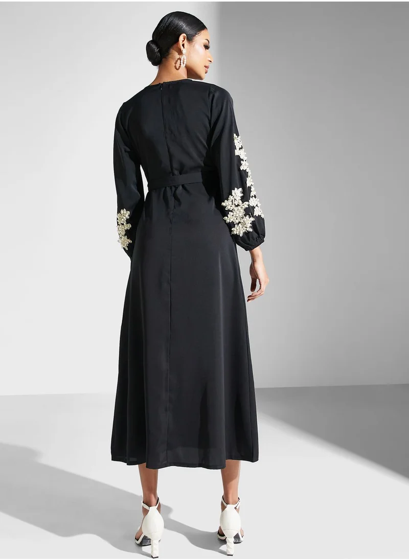 Khizana Embroidered Detail Dress