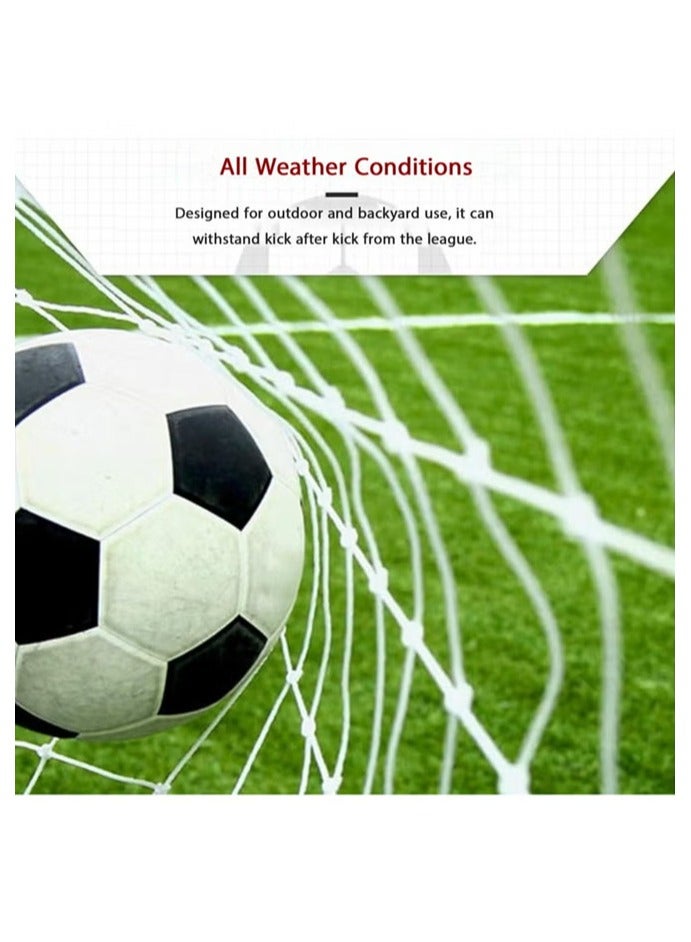 Denzoz Football Goal with a Single Net 240*150*90CM Soccer Nets for Backyard Training Equipment for Kids Youth Games Sports Fit for Family Game Play - Image 2