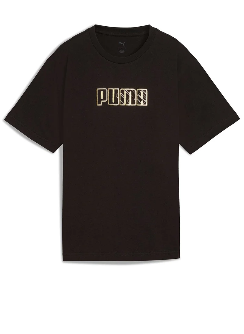 بوما تي شيرت مريح معدني