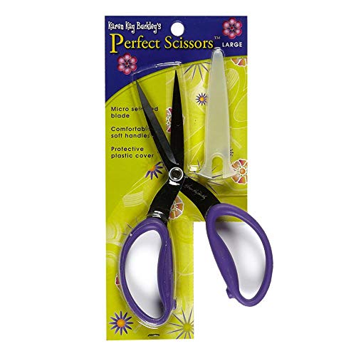 Fabric Perfect Scissors Karen Kay Buckley 7 1/2 inch Large Purple - Image 5