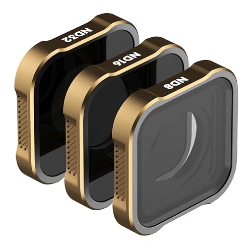 PolarPro - Shutter Collection - Filters for GoPro Hero 9, 10, 11,12, & 13 | 3-Pack Filter Kit - ND8, ND16, ND32 - Neutral Density Filters - Ideal for Mid-Day or Bright Environments - Image 1
