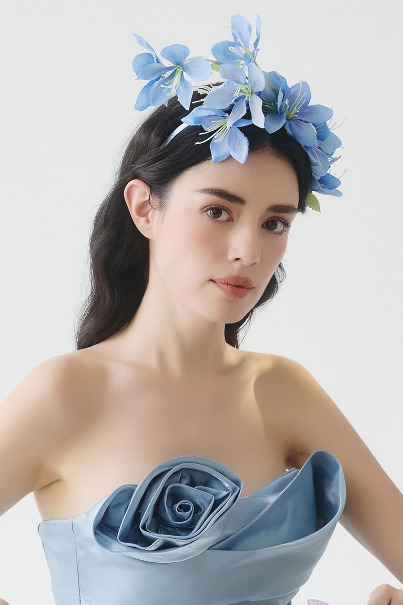 Coucoland Flower Fascinators for Women - Tea Party Floral Headband Church Kentucky Cocktail Derby Hats for Wedding Costume - Image 3