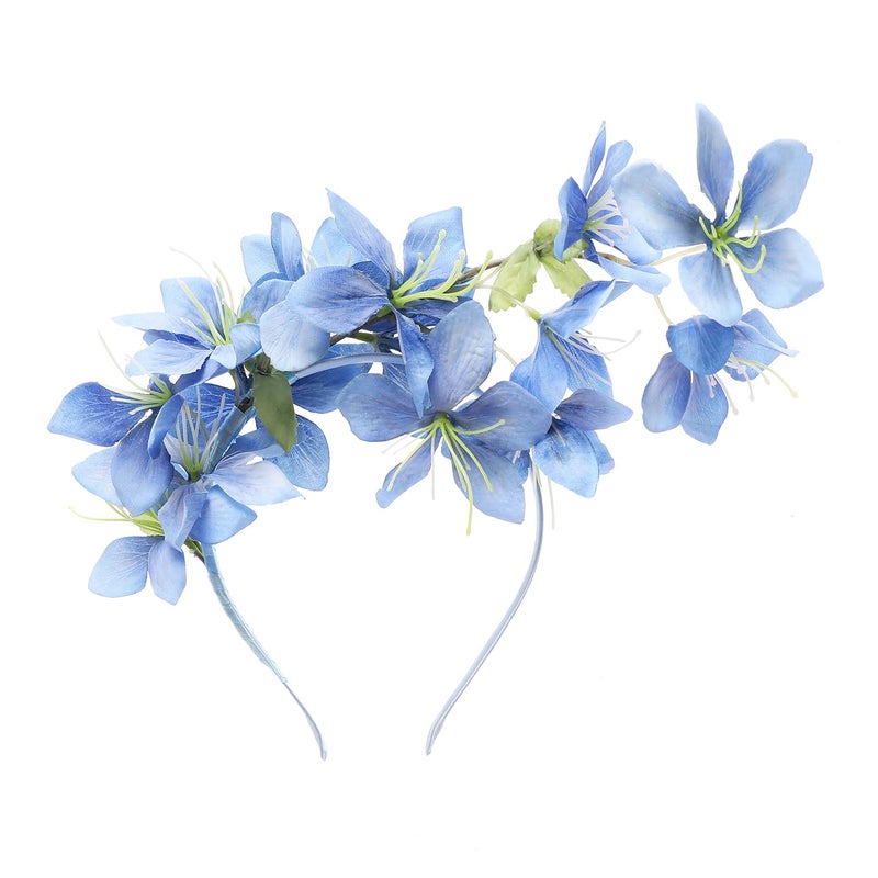 Coucoland Flower Fascinators for Women - Tea Party Floral Headband Church Kentucky Cocktail Derby Hats for Wedding Costume - Image 1