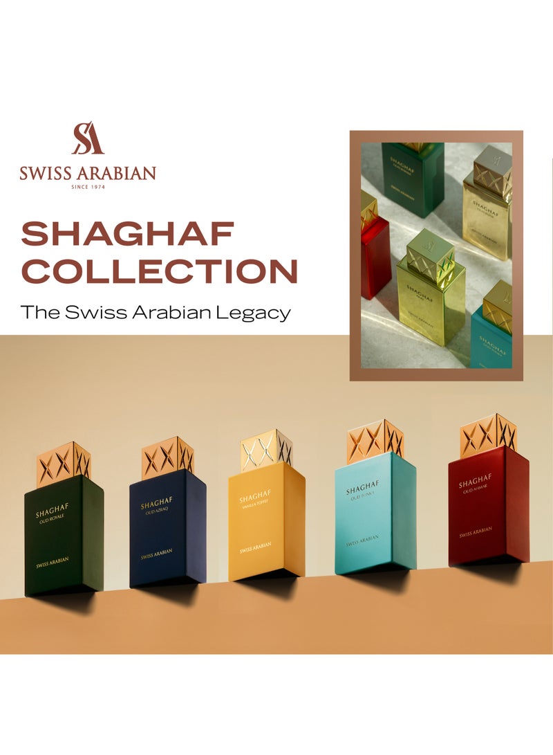 Shaghaf for Men Eau de Parfum, 75ml, Premium Quality Perfume, Men’s Fragrance, Oriental, Woody, Gourmand Luxurious Blend Perfumes for Men