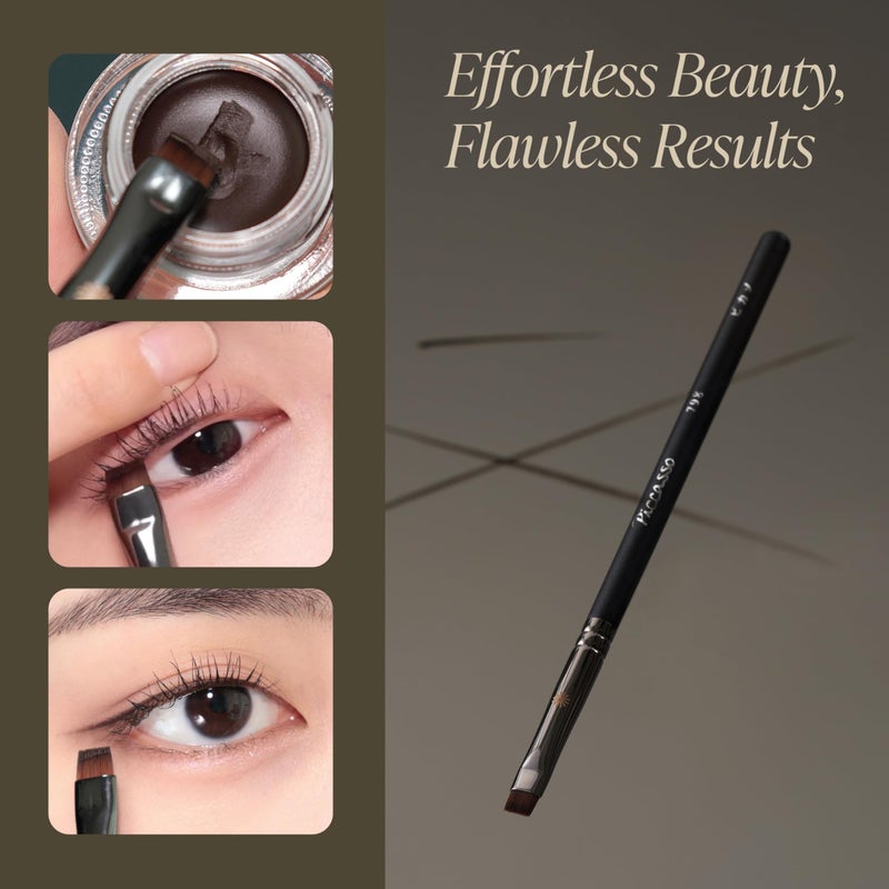 Piccasso 798 Flat Eyeliner Brush â€“ Professional Thin Angled Brush for Gel and Liquid Eyeliner, Soft Bristles for Tightlining and Lash Line, Eye Makeup and Facial Brush from K-Beauty Brand - Image 5