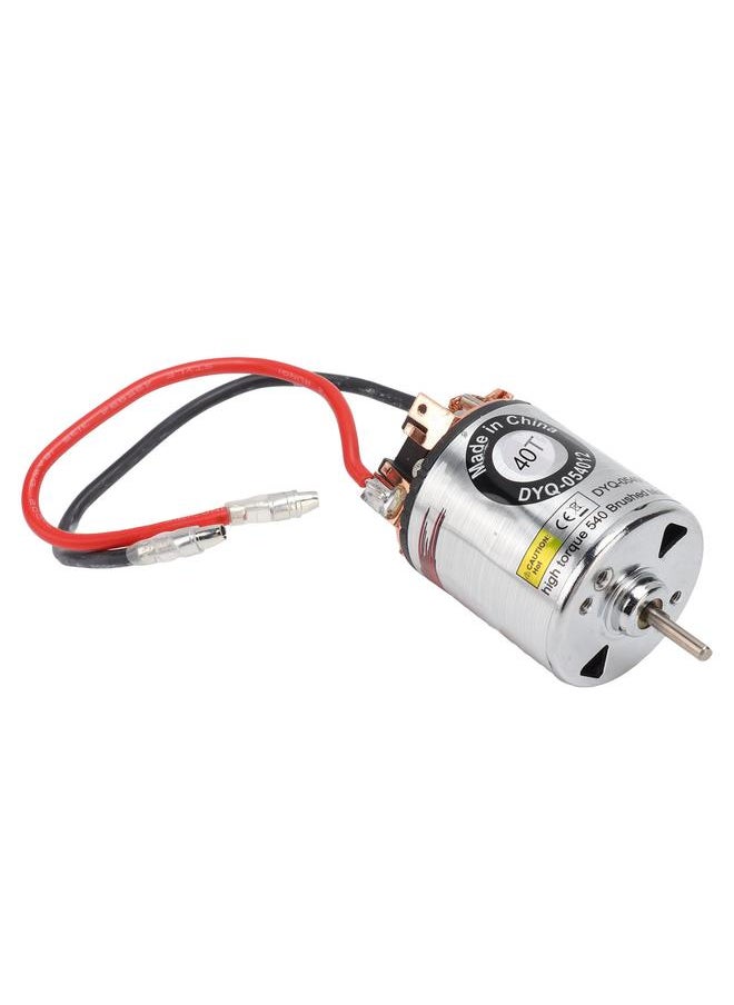 Thoraya RC Brushed Motor 540 Waterproof High Torsion Brushed Motor with External Replaceable Carbon Brush for RC Climbing Car 40T  - Image 3