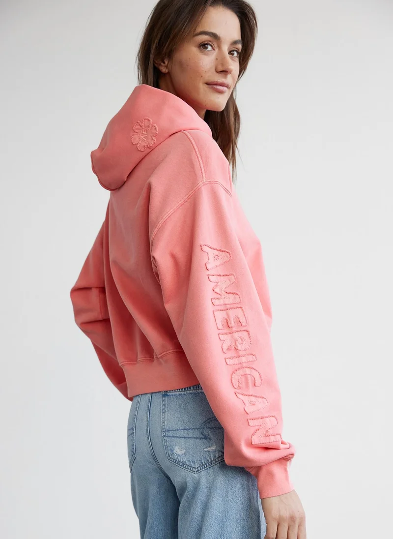 American Eagle Classic Graphic Pullover Hoodie