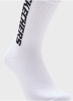SKECHERS 3 Pack Terry Crew Socks  - Image 5