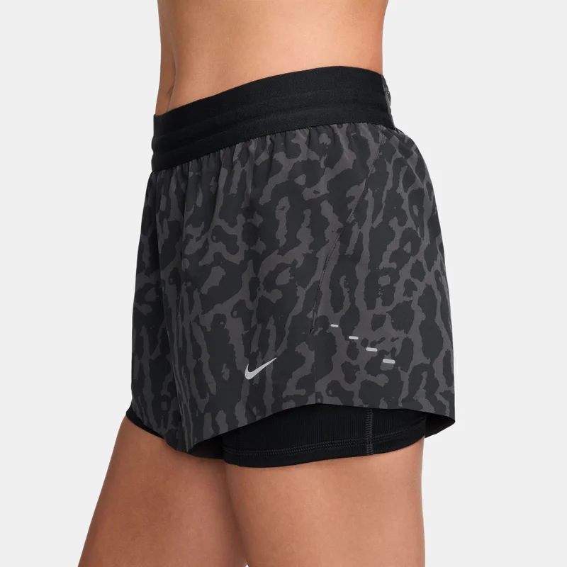 Nike Women's Swift Dri-FIT 2-in-1 Printed Running Shorts