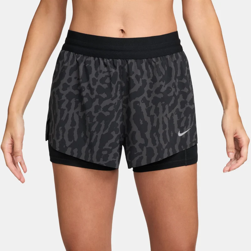 Nike Women's Swift Dri-FIT 2-in-1 Printed Running Shorts